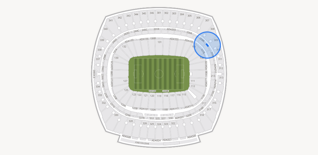 GEHA Field at Arrowhead Stadium Seating Chart