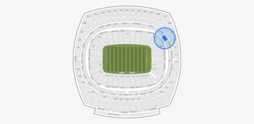GEHA Field at Arrowhead Stadium Seating Chart