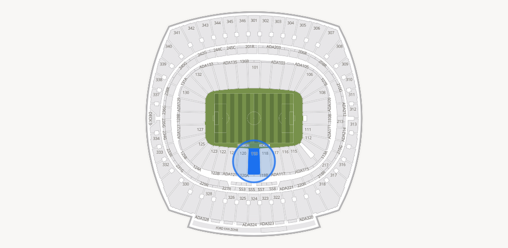 GEHA Field at Arrowhead Stadium Seating Chart