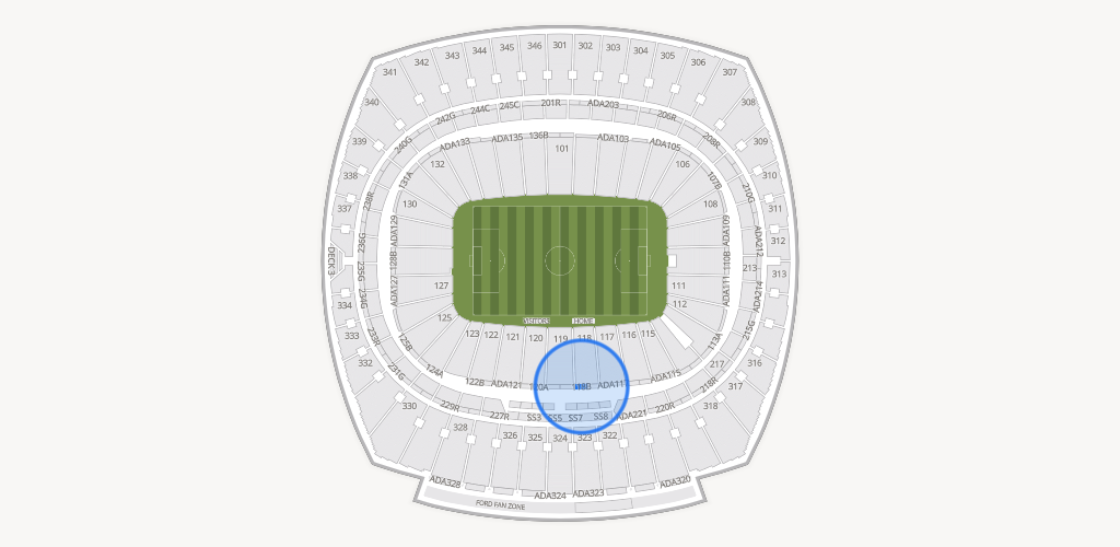 GEHA Field at Arrowhead Stadium Seating Chart