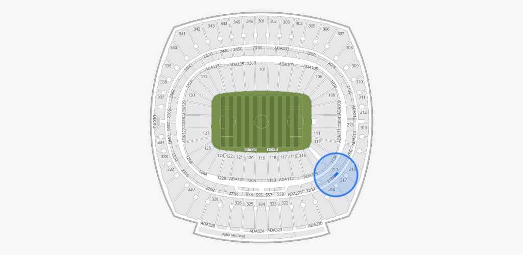 GEHA Field at Arrowhead Stadium Seating Chart