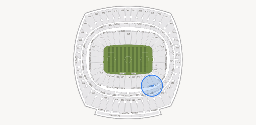 GEHA Field at Arrowhead Stadium Seating Chart