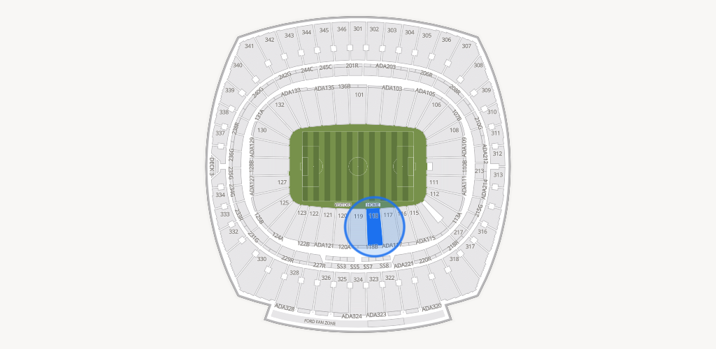 GEHA Field at Arrowhead Stadium Seating Chart