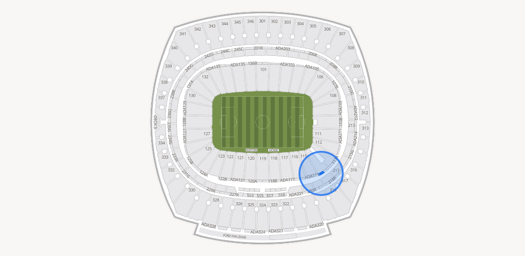 GEHA Field at Arrowhead Stadium Seating Chart