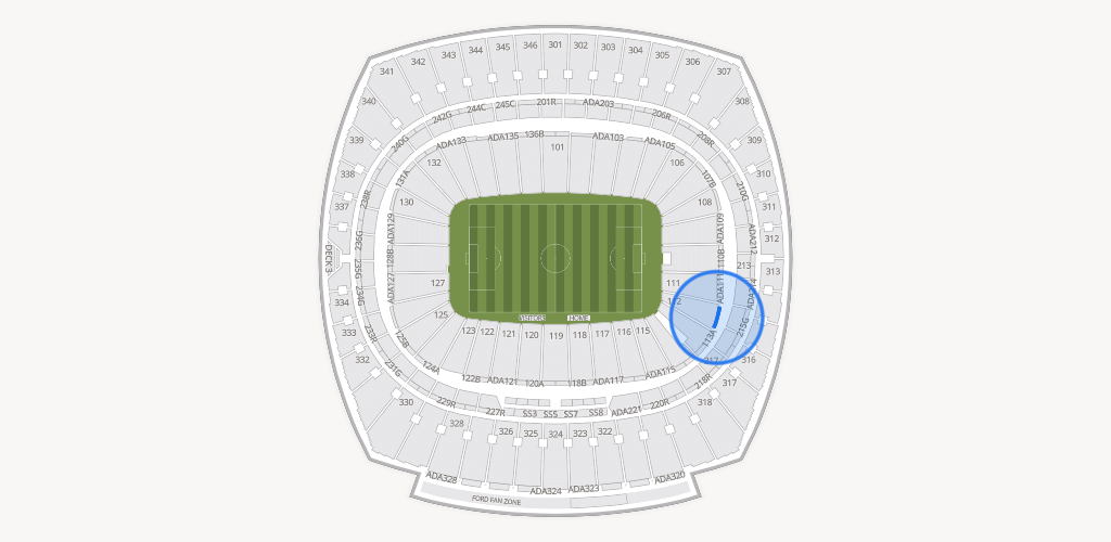 GEHA Field at Arrowhead Stadium Seating Chart