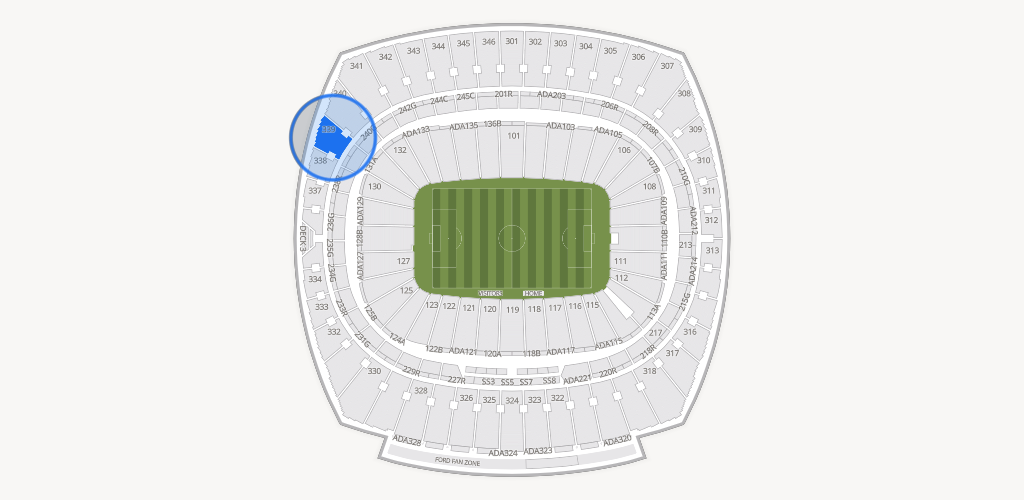 GEHA Field at Arrowhead Stadium Seating Chart