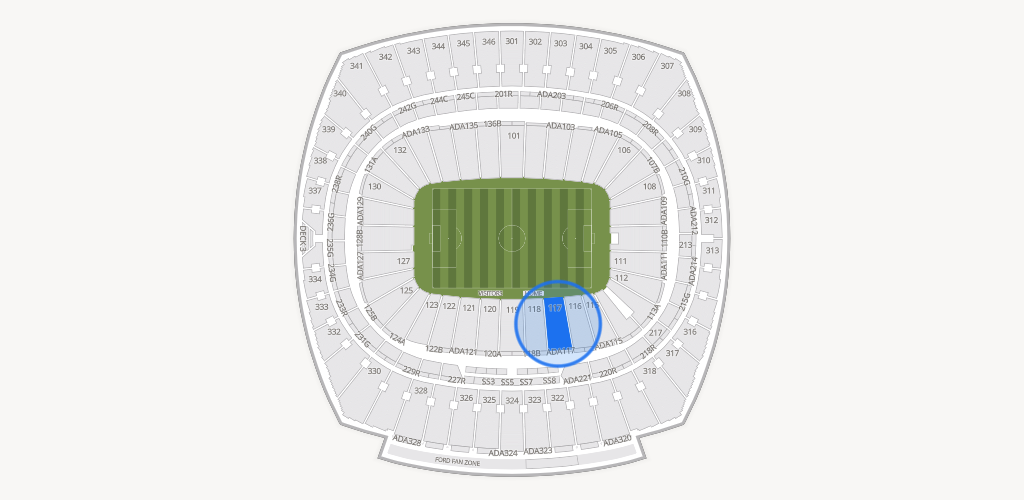 GEHA Field at Arrowhead Stadium Seating Chart
