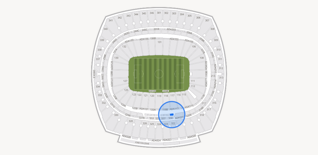 GEHA Field at Arrowhead Stadium Seating Chart
