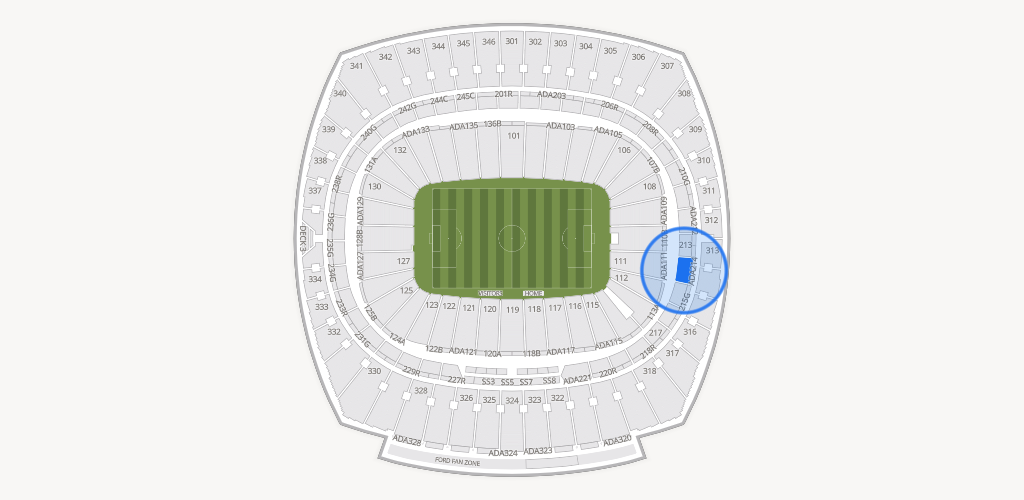 GEHA Field at Arrowhead Stadium Seating Chart