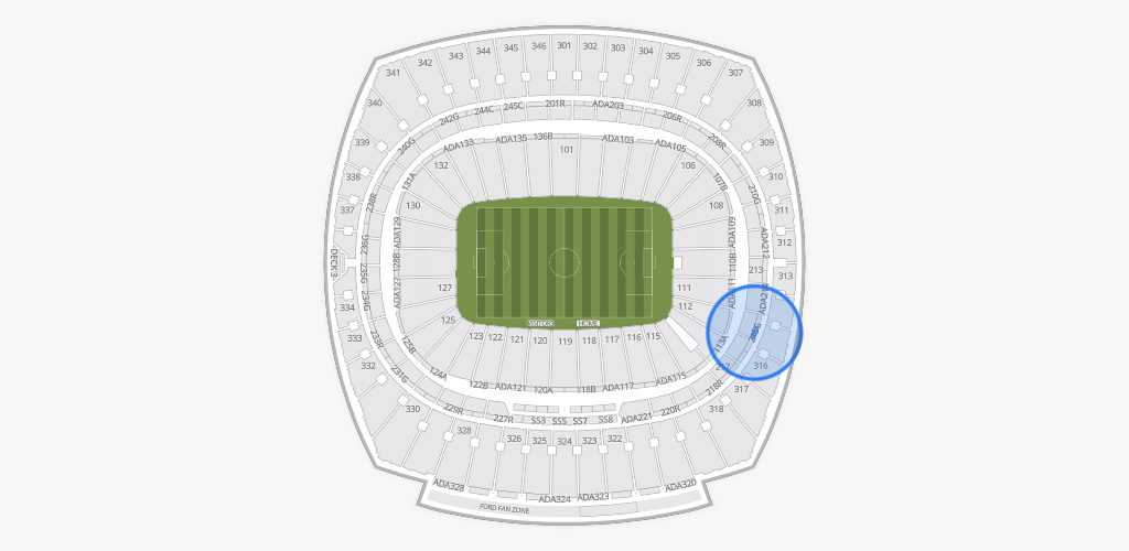 GEHA Field at Arrowhead Stadium Seating Chart