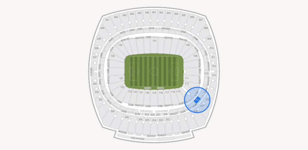 GEHA Field at Arrowhead Stadium Seating Chart