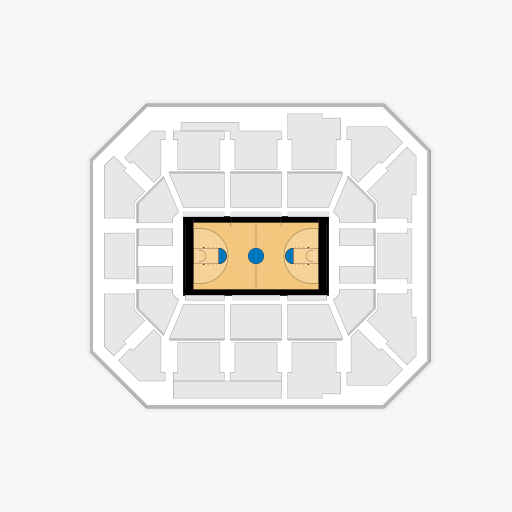 Gentile Arena seating chart