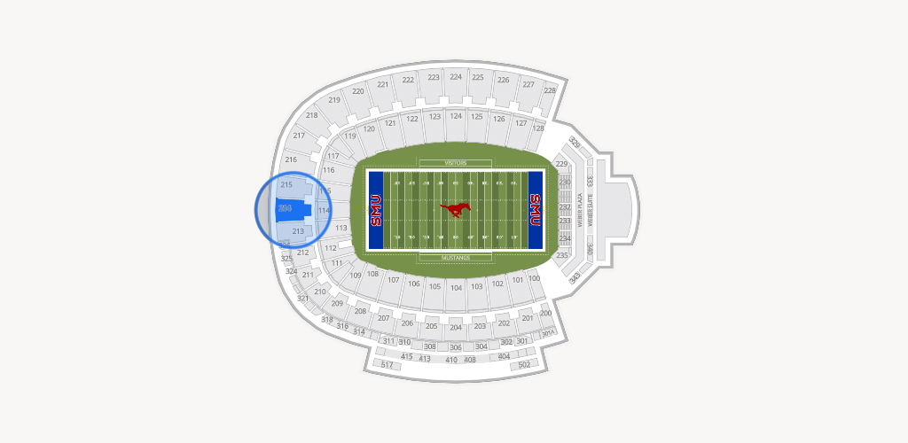 Gerald Ford Stadium Seating Chart