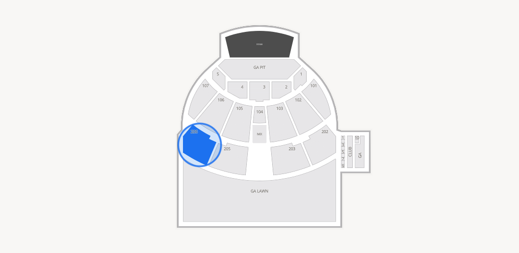 Germania Insurance Amphitheater Seating Chart