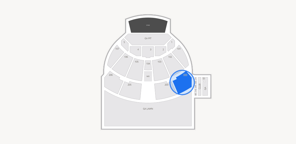 Germania Insurance Amphitheater Seating Chart