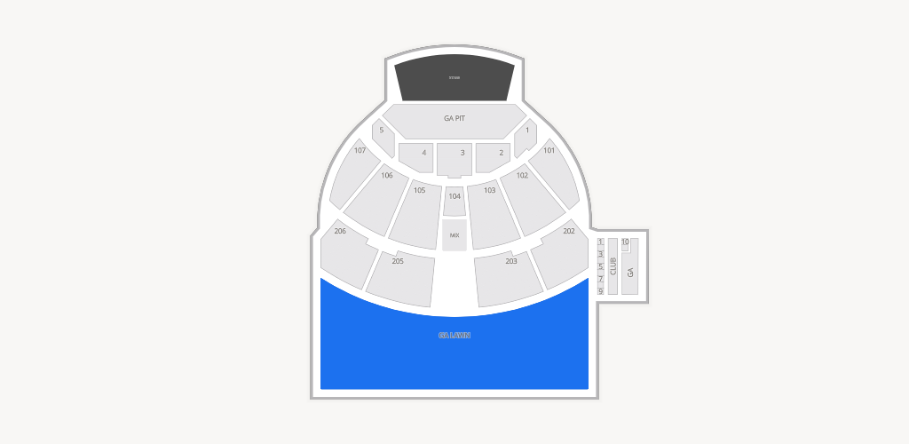 Germania Insurance Amphitheater Seating Chart