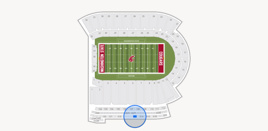Gesa Field Seating Chart