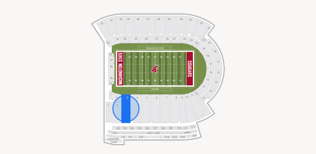 Gesa Field Seating Chart