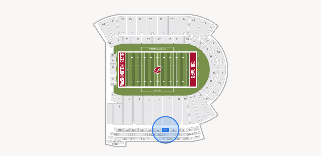 Gesa Field Seating Chart