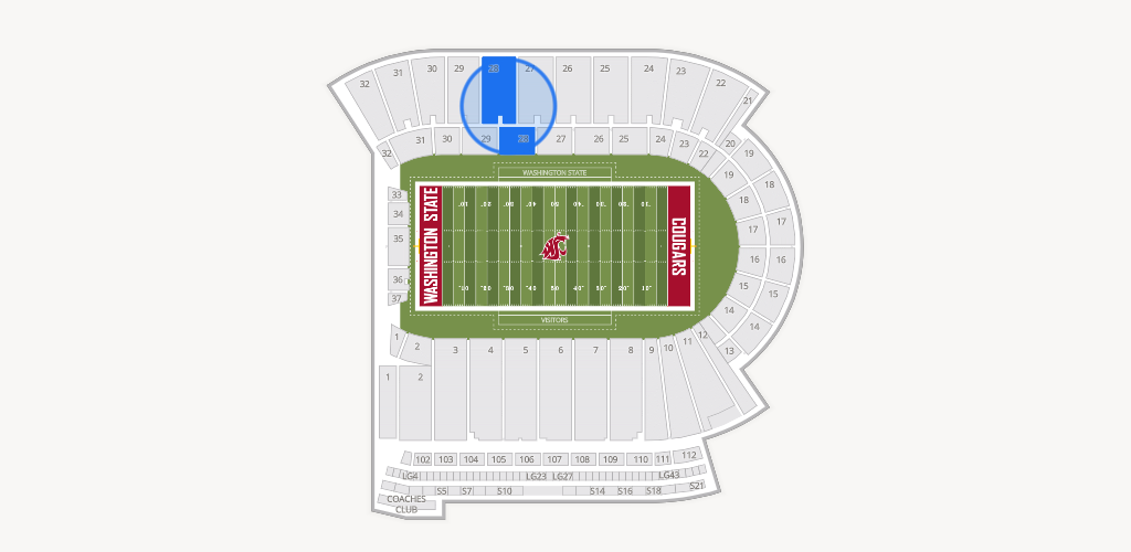 Gesa Field Seating Chart
