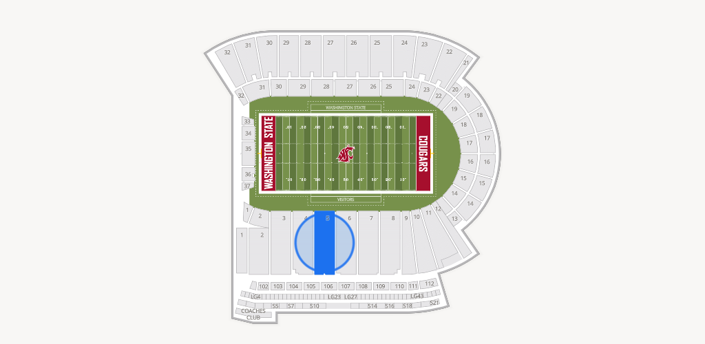 Gesa Field Seating Chart