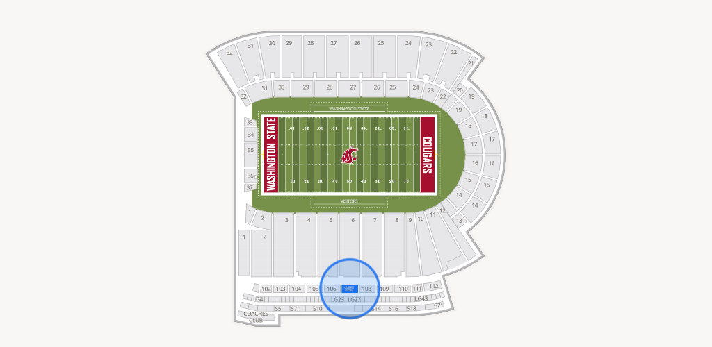 Gesa Field Seating Chart