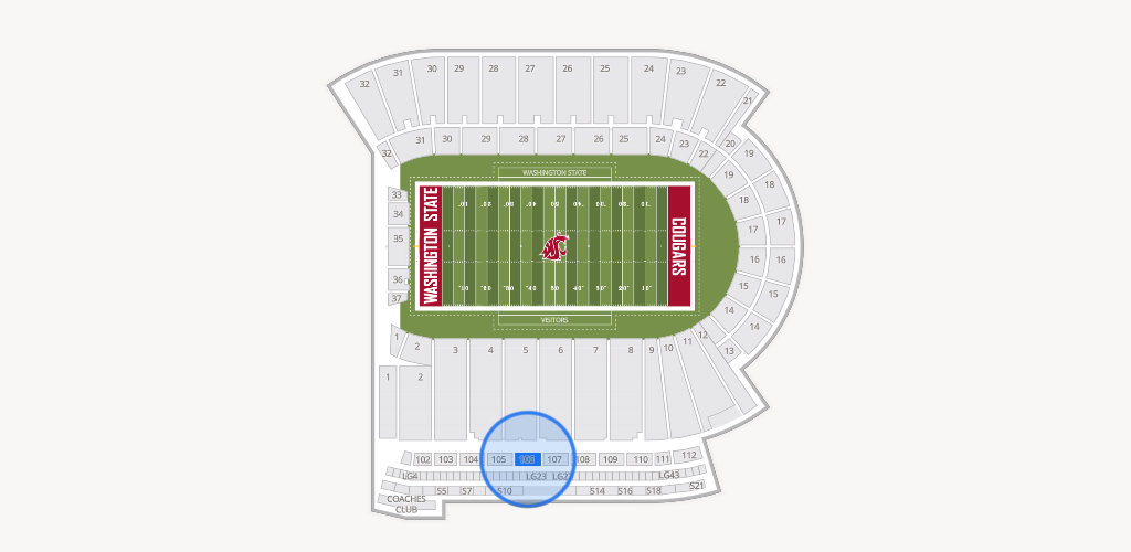 Gesa Field Seating Chart
