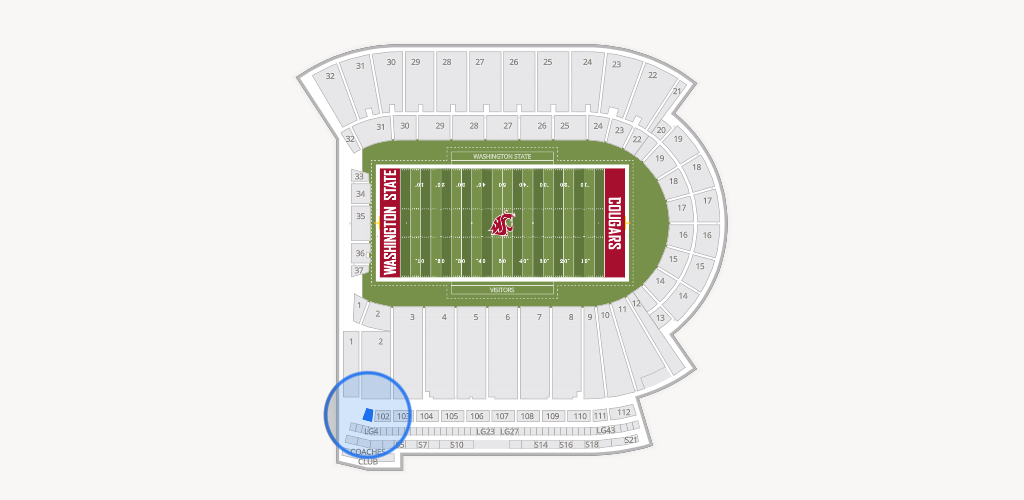 Gesa Field Seating Chart