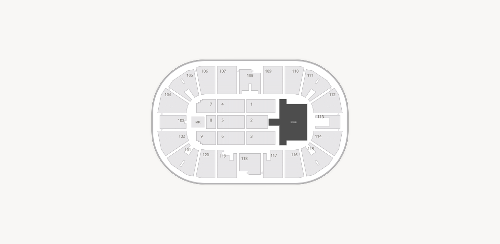 GFL Memorial Gardens Seating Chart