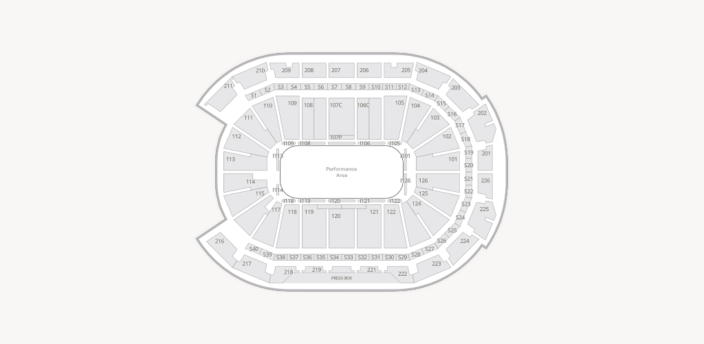 Giant Center Seating Chart