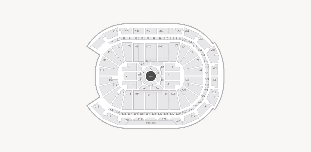Giant Center Seating Chart