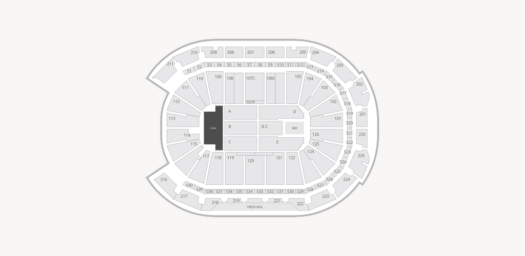 Giant Center Seating Chart