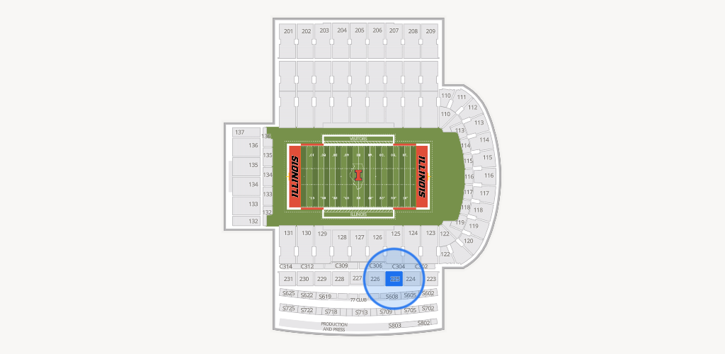 Gies Memorial Stadium Seating Chart