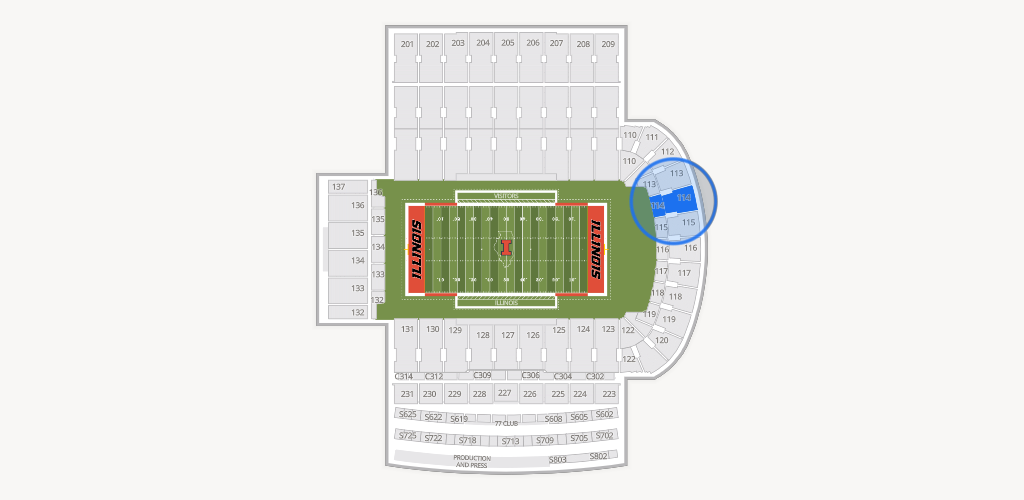 Gies Memorial Stadium Seating Chart