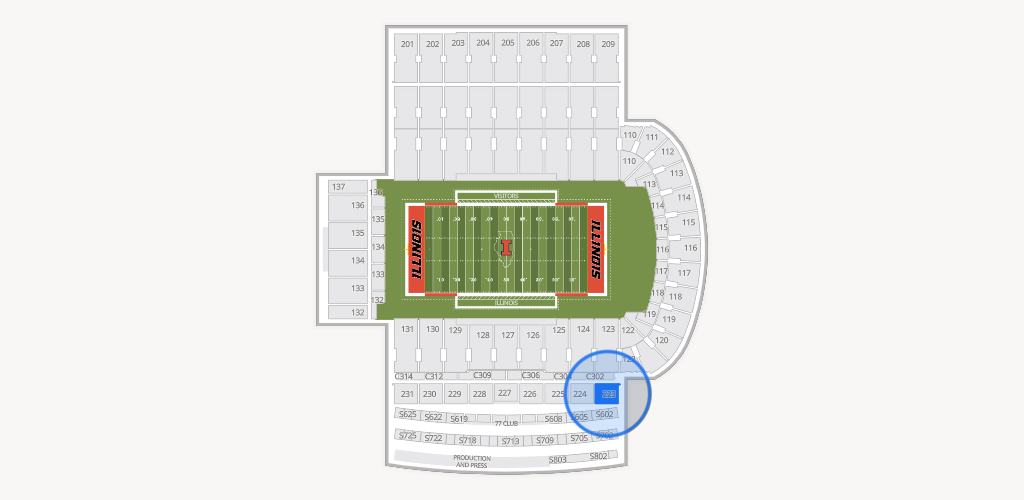Gies Memorial Stadium Seating Chart