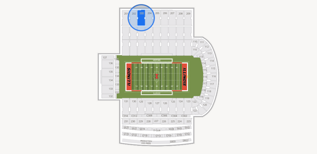 Gies Memorial Stadium Seating Chart