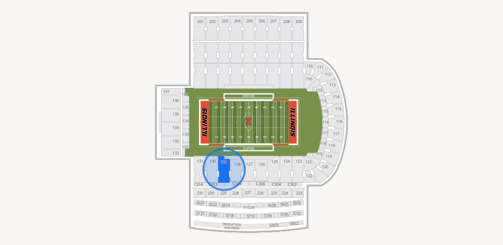 Gies Memorial Stadium Seating Chart