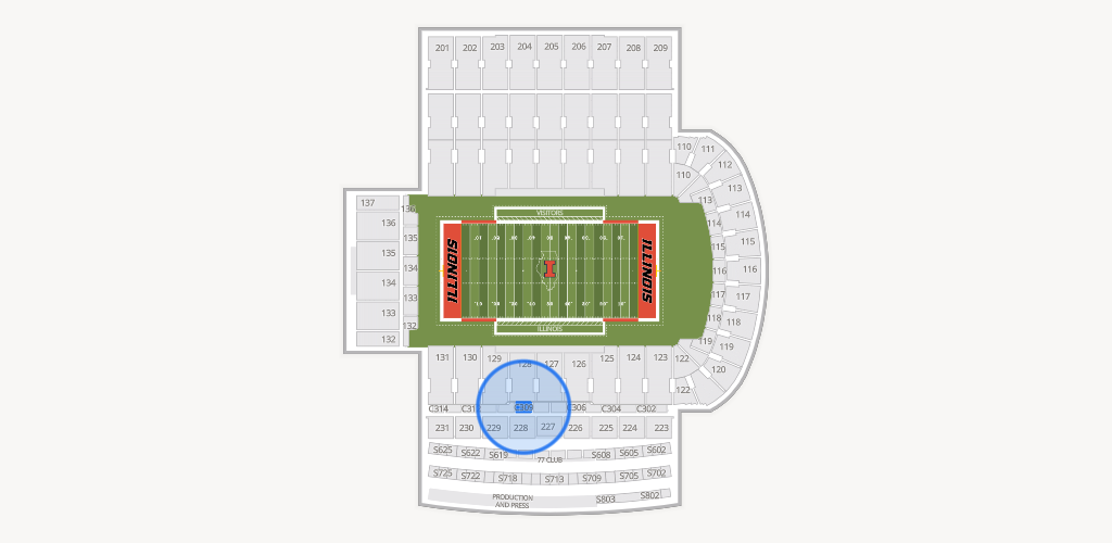 Gies Memorial Stadium Seating Chart