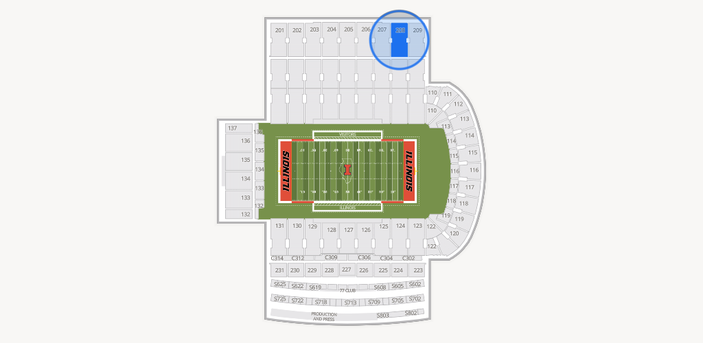 Gies Memorial Stadium Seating Chart