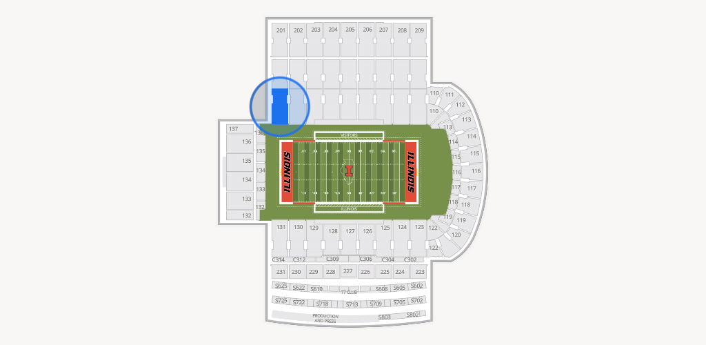 Gies Memorial Stadium Seating Chart