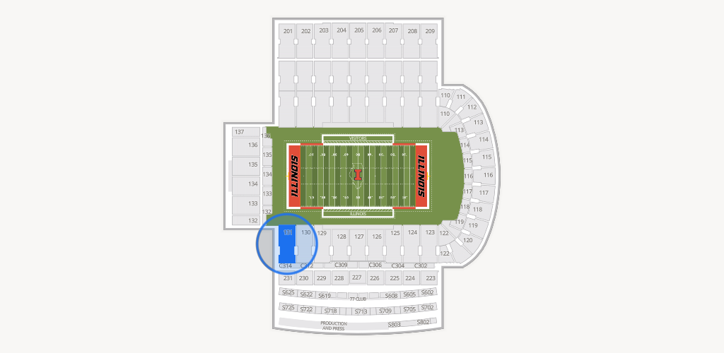 Gies Memorial Stadium Seating Chart