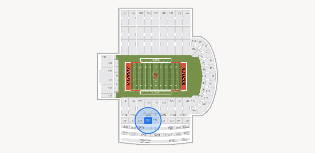 Gies Memorial Stadium Seating Chart