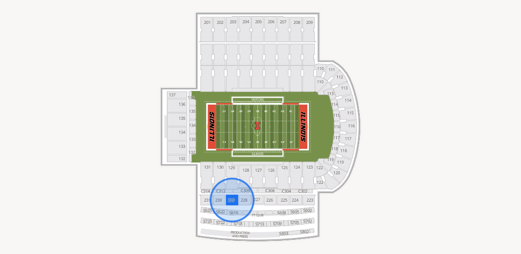 Gies Memorial Stadium Seating Chart