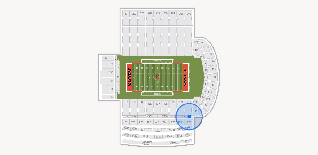 Gies Memorial Stadium Seating Chart