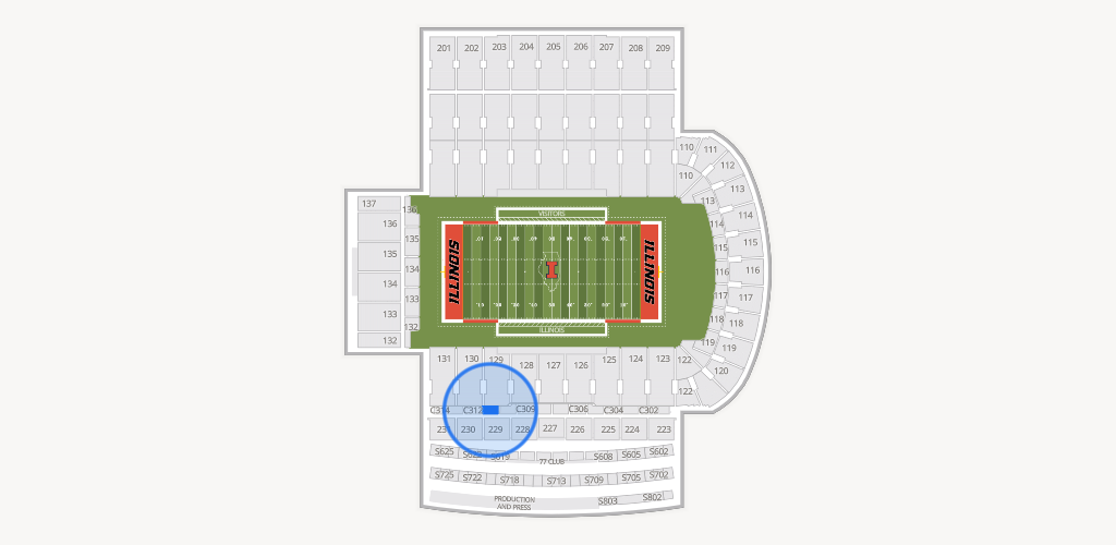 Gies Memorial Stadium Seating Chart
