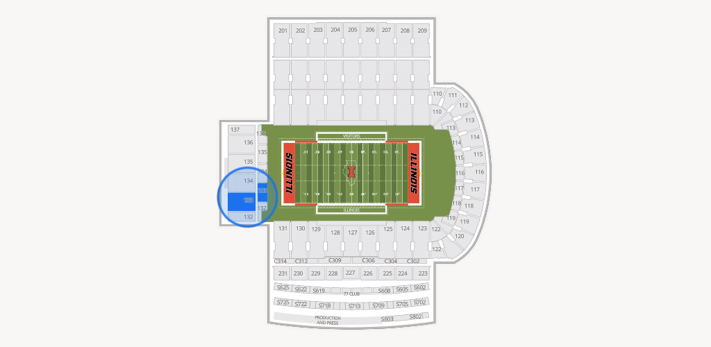 Gies Memorial Stadium Seating Chart