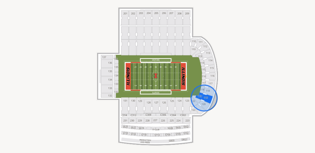 Gies Memorial Stadium Seating Chart