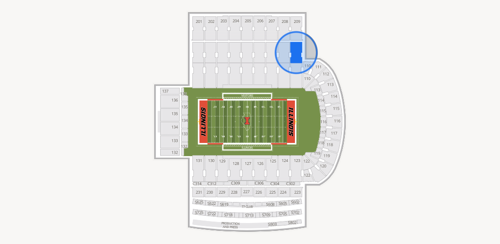 Gies Memorial Stadium Seating Chart