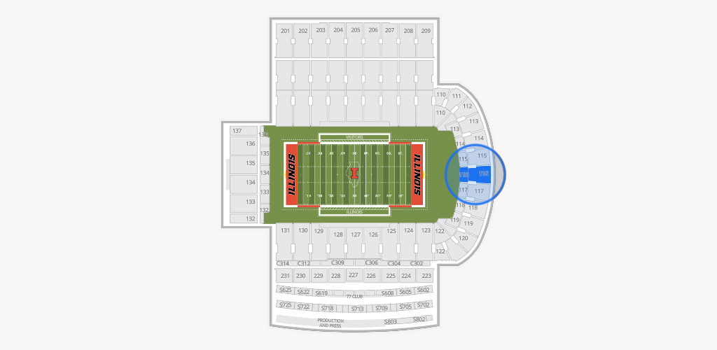 Gies Memorial Stadium Seating Chart
