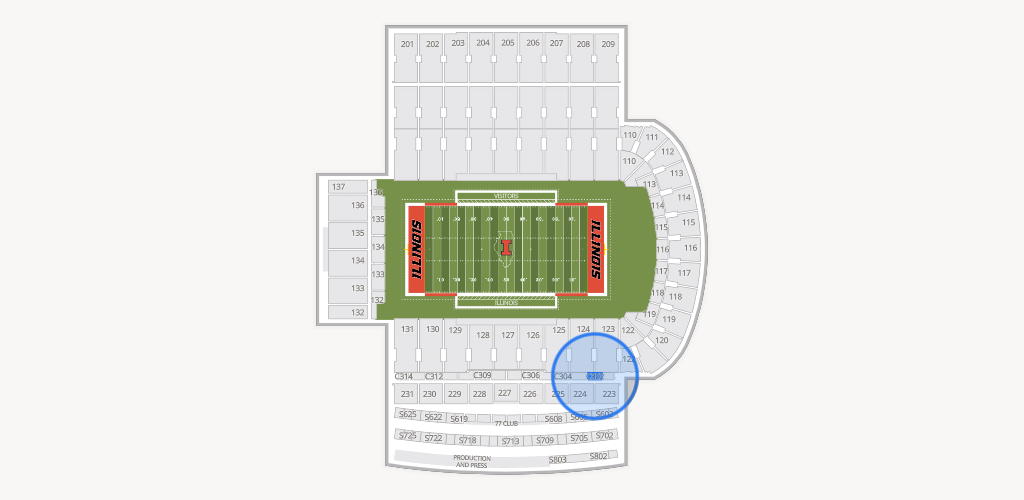 Gies Memorial Stadium Seating Chart